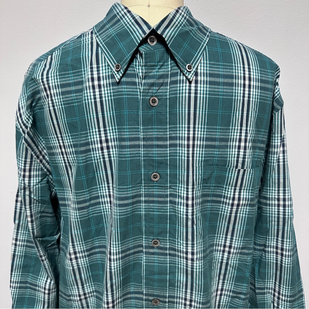 *NWT* Men's PGA Tour LS Button Down Cotton Shirt, Size M